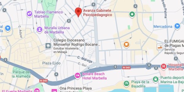 Mapa Marbella Clases Particulares